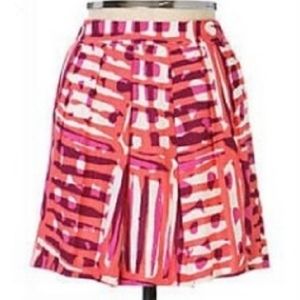 ANTHROPOLOGIE we love vera pink cotton skirt 10 A9